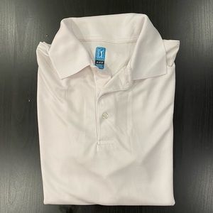 White golf polo
